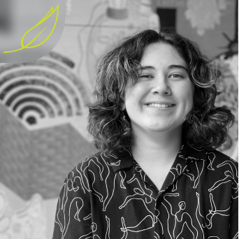 black and white headshot of Momo Roth